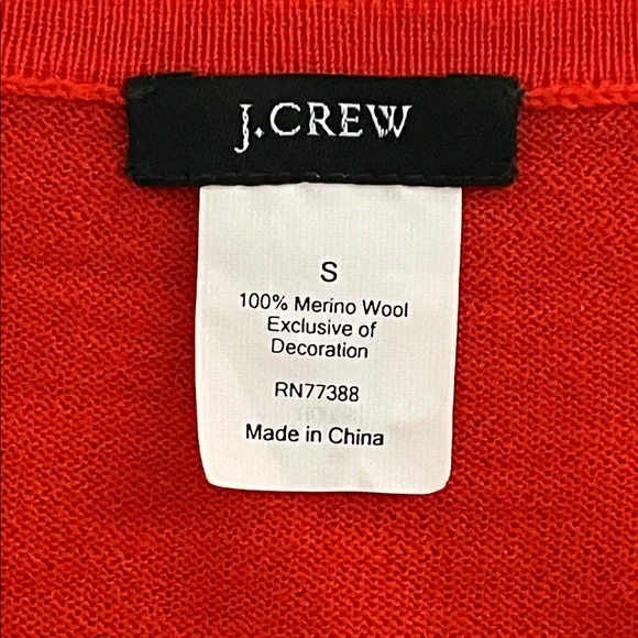J. Crew Merino Wool Ruffle Cardigan - Picture 4 of 10